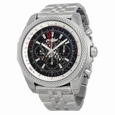Breitling Bentley B04 GMT Black Dial Chronograph Men's Watch AB043112-BC69SS