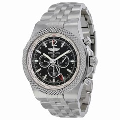 Breitling Bentley GMT chronograph Black Dial Automatic Men's Watch A4736212-B919S
