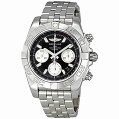 Breitling Chronomat 41 Black Dial Automatic Men's Watch AB014012-BA52SS