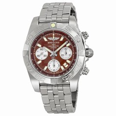 Breitling Chronomat 41 Brown Dial Stainless Steel Men's Watch AB014012-Q583SS