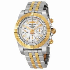 Breitling Chronomat 41 Mother of Pearl Dial Stainless Steel and Rose Gold Men's Watch CB0140Y2/A743