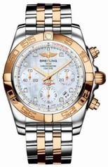 Breitling Chronomat 41 Mother of Pearl Diamond Dial Men's Watch CB014012-A723TT