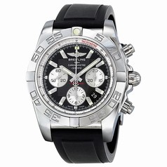 Breitling Chronomat 44 Automatic Chronograph Black Dial Men's Watch AB011012-B967