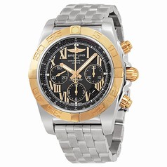 Breitling Chronomat 44 Black Dial Stainless Steel Men's Watch CB011012-B957SS