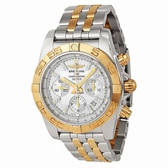 Breitling Chronomat 44 Mother of Pearl Diamond Two-Tone Men's Watch CB011012-A698TT