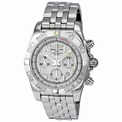 Breitling Chronomat B01 Antarctica White Chronograph Men's Watch AB011011-A690SS
