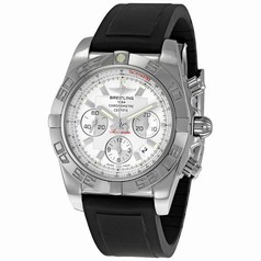 Breitling Chronomat B01 Silver Dial Chronograph Men's Watch AB011012-G684BKPD