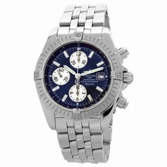 Breitling Chronomat Evolution Blue Dial Chronograph Automatic Stainless Steel Men's Watch A1335611-C645