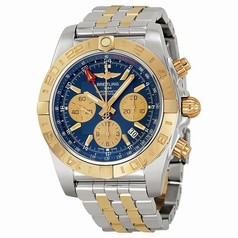 Breitling Chronomat GMT Automatic Chronograph Blue Dial Men's Watch CB042012-C858TT