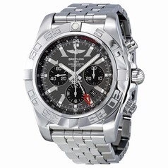 Breitling Chronomat GMT Automatic Grey Dial Men's Watch AB041012-F556SS