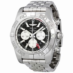 Breitling Chronomat GMT Black Dial Chronograph Automatic Men's Watch AB041012-BA69SS