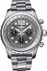 Breitling Chronospace Automatic Chronograph Tungsten Gray Dial Stainless Steel Men's Watch A2336035-F555PSS
