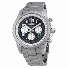 Breitling Chronospace Chronograph Automatic Black Dial Stainless Steel Men's Watch A2336035-BB97SS