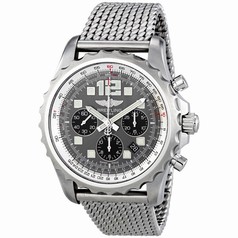 Breitling Chronospace Chronograph Grey Dial Stainless Steel Men's Watch A2336035-F555SS