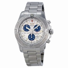 Breitling Colt Chronograph Silver Dial Stainless Steel Men's Watch A7338811-G790SS