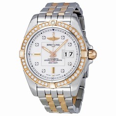 Breitling Galactic 41 Mother of Pearl Steel and 18kt Rose Gold Men's Watch C49350LA-A706TT