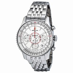 Breitling Montbrillant 01 Automatic Chronograph Silver Dial Men's Watch AB013012-G709