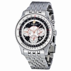 Breitling Montbrillant Chronograph Automatic Black Dial Men's Watch A4137012-B986SS