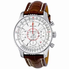 Breitling Montbrilliant 01 Silver Dial Chronograph Automatic Men's Watch AB013112-G709BRCT