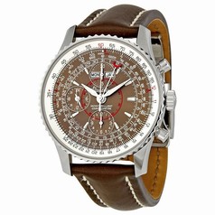Breitling Montbrilliant Datora Brown Dial Chronograph Men's Watch A2133012-Q509BRLT 