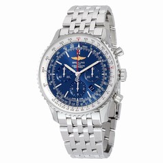 Breitling Navitimer 01 46MM Chronograph Aurora Blue Dial Men's Watch AB012721-C889SS