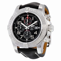 Breitling Super Avenger II Black Dial Chronograph Automatic Men's Watch A1337111-BC28BKLD