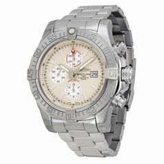 Breitling Super Avenger II Silver Dial Chronograph Men's Watch A1337111-G779SS