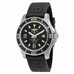 Breitling Superocean 44 Automatic Black Dial Black Rubber Men's Watch A1739102-BA78BKPT3