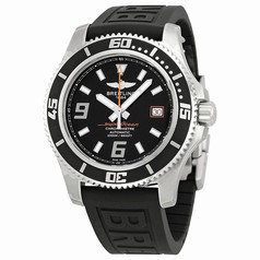 Breitling Superocean 44 Black Dial Black Rubber Men's Watch A1739102-BA80BKPD3