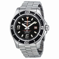 Breitling Superocean Automatic Black Dial Stainless Steel Men's Watch A17391A8-BA80SS