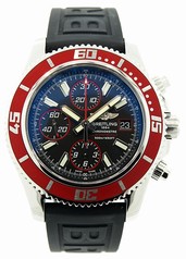 Breitling Superocean Chronogragh II Black Dial Black Rubber Men's Watch A13341X9-BA81BKPT