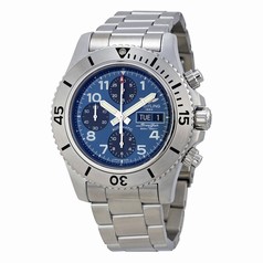 Breitling Superocean Chronograph Blue Dial Stainless Steel Men's Watch A13341C3-C893SS