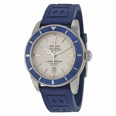 Breitling Superocean Heritage 42 Automatic Stratus White Dial Blue Rubber Men's Watch A1732016-G642BLPT3