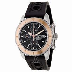 Breitling Superocean Heritage Chronograph Black Dial Rubber Men's Watch U1332012-B908BKOR