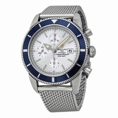 Breitling Superocean Heritage Chronograph Silver Dial Automatic Men's Watch A1332016-G698SS
