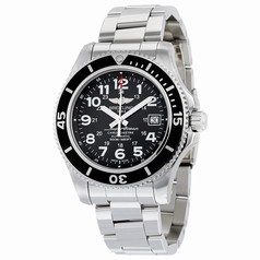 Breitling Superocean II 42 Black Dial Stainless Steel Automatic Men's Watch A17365C9-BD67SS