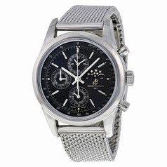 Breitling Transocean Chronograph II Moonphase Automatic Black Dial Men's Watch A1931012-BB68