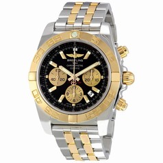 Breitling Chronomat 44 Black Stainless Steel Men's Watch CB011012-Q576TT