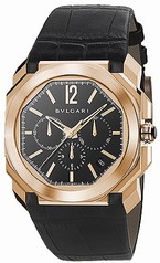 Bvlgari Octo Velocissimo Black Dial Automatic Chronograph Men's Watch 102115