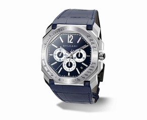 Bvlgari Octo Velocissimo Blue Dial Chronograph Men's Watch 102229