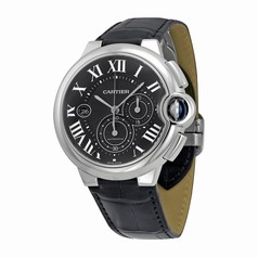 Cartier Ballon Bleu Black Dial Chronograph Men's Watch W6920052