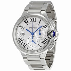 Cartier Ballon Bleu Silver Dial Chronograph Men's Watch W6920002