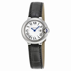 Cartier Ballon Bleu Silver Dial Stainless Steel Ladies Watch W69018Z4
