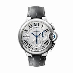 Cartier Ballon Bleu Silver Flinqué Dial Men's Watch W6920078