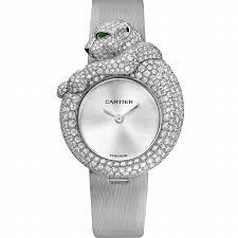 Cartier Bestiaire Feline De Cartier Silver Dial Ladies Watch HPI00341