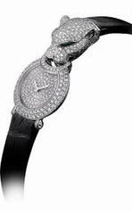 Cartier Bestiaire Panthère Captive 18K White Gold Set with Diamonds Dial Ladies Watch HPI00767
