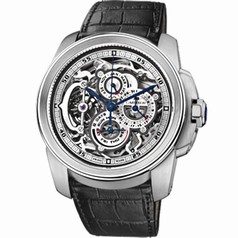 Cartier Calibre de Cartier Grande Complication Perpetual Calendar Platinum Men's Watch W7100031