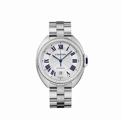 Cartier Clé Flinqué Sunray Effect Dial Ladies Watch WJCL0008