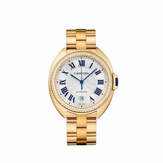 Cartier Clé Flinqué Sunray Effect Dial Ladies Watch WJCL0010