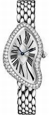 Cartier Crash Silvered Opaline Dial Ladies Watch WL420051